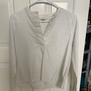 Madewell striped long sleeve shirt - XXS